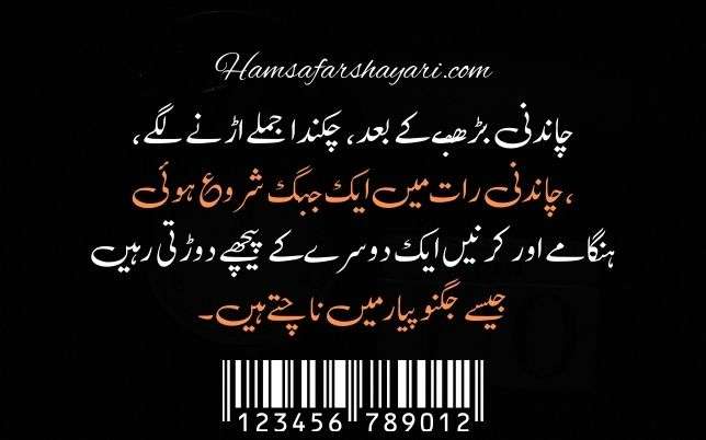 "Moonlight Symphony: moon poetry in urdu